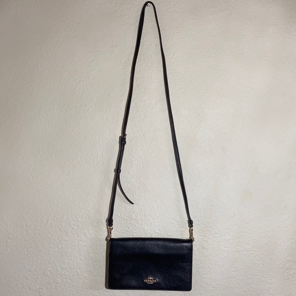 Coach leather purse